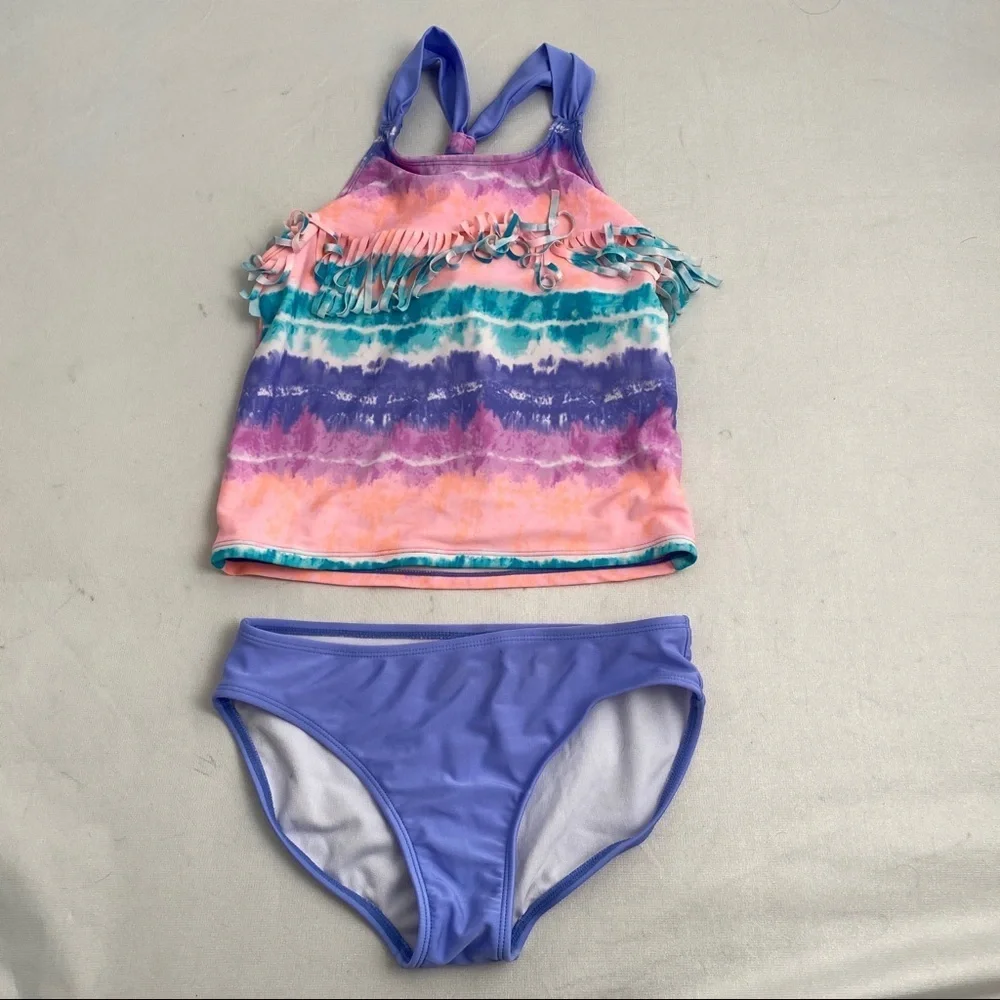 Cat and Jack pastel ombré tankini L=10-12